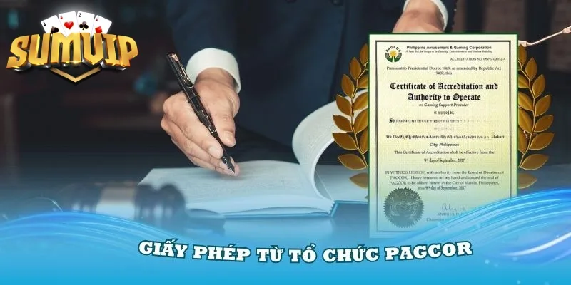 PAGCOR Philippines cấp giấy phép hoạt động SUMVIP PAGCOR Philippines cấp giấy phép hoạt động SUMVIP