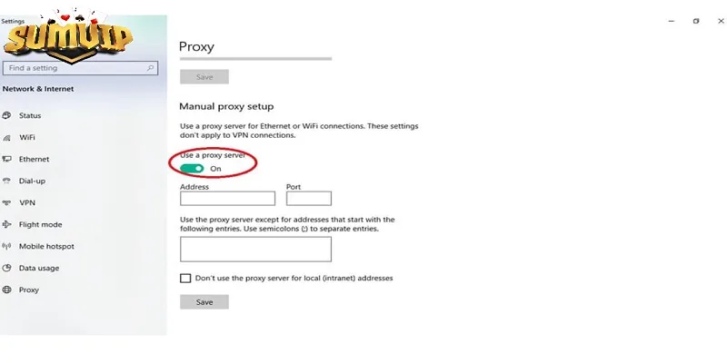 Sử dụng Proxy Sử dụng Proxy
